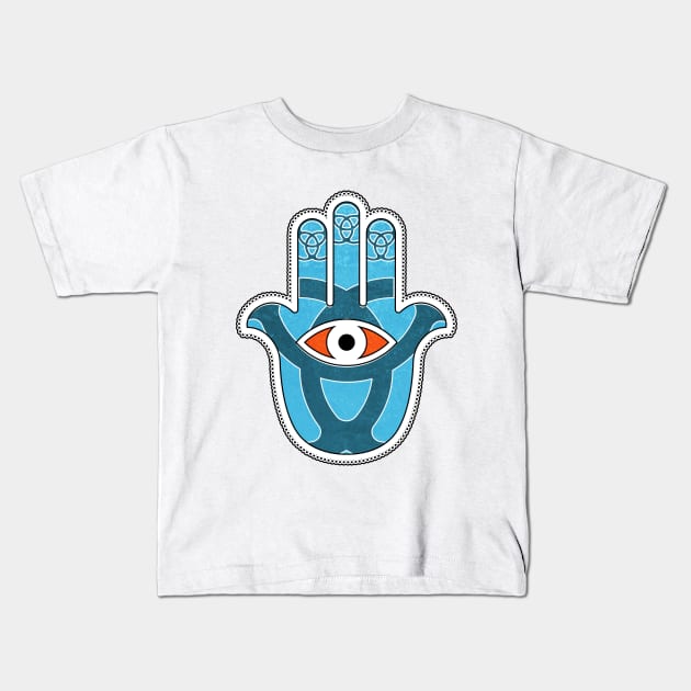 Talk to the Handsa Kids T-Shirt by BeyondGraphic